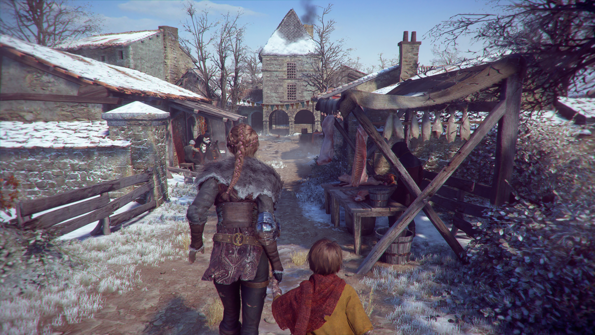 A Plague Tale: Innocence (Windows) screenshot: It seems that the heroes succeeded and everything returned to normal. Is it so really?