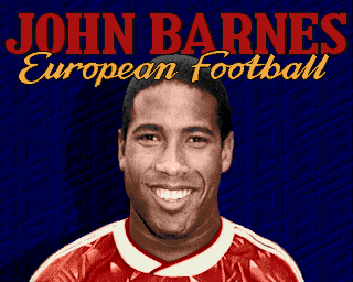 John Barnes European Football (Amiga CD32) screenshot: Title screen
