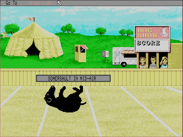 PI's Solitaire Royale / Tom Snyder's Puppy Love (FM Towns) screenshot: [Puppy Love] sample