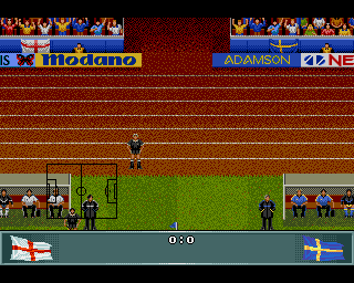 John Barnes European Football (Amiga CD32) screenshot: The match is about to begin