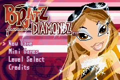 Bratz Forever Diamondz (Game Boy Advance) screenshot: Title screen