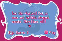 Bratz Babyz (Game Boy Advance) screenshot: Snack Attack - How to play