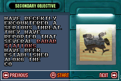 Blades of Thunder (Game Boy Advance) screenshot: Secondary Objective