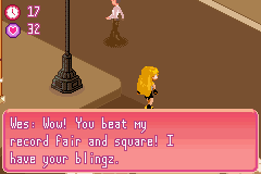 Bratz Forever Diamondz (Game Boy Advance) screenshot: +200 Blingz!