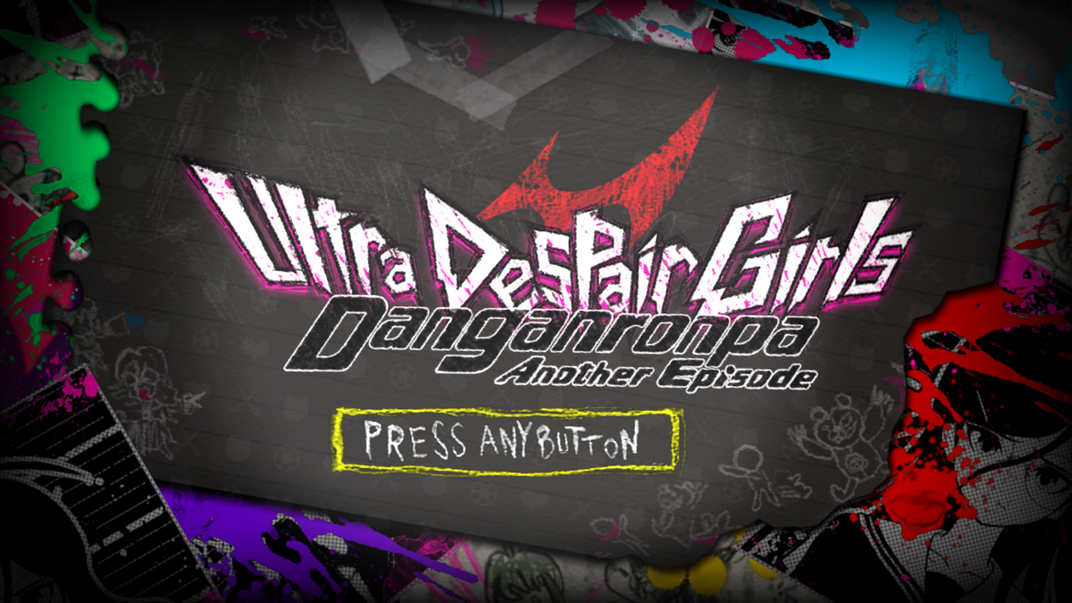 Danganronpa: Another Episode - Ultra Despair Girls (Windows) screenshot: Title screen