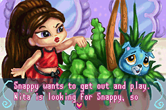 Bratz Babyz (Game Boy Advance) screenshot: Hop and Seek intro