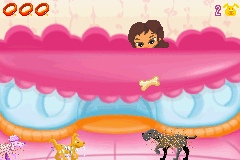 Bratz Babyz (Game Boy Advance) screenshot: Wash a Pooch gameplay