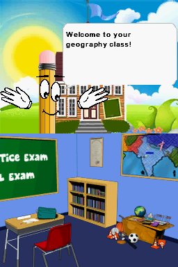 Learn Geography: For Grades 2-8 (Nintendo DS) screenshot: Geography class