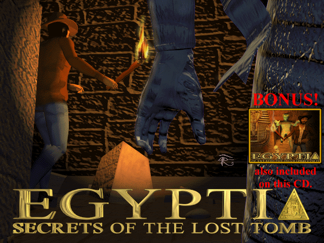 Egyptia (Windows) screenshot: Title screen