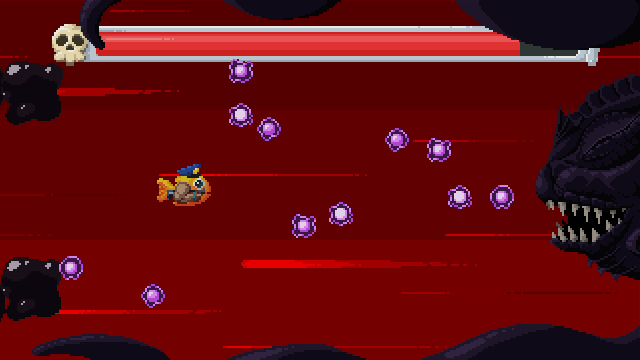 Shutshimi: Seriously Swole (Linux) screenshot: ...and this fearsome kraken is the third