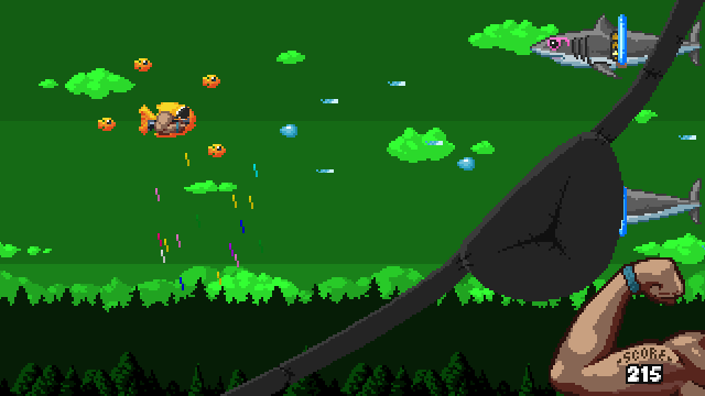 Shutshimi: Seriously Swole (Linux) screenshot: ...while some are more
