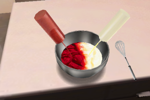 Pocket Chef (iPhone) screenshot: Time to make a sauce