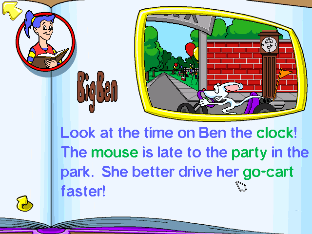 Screenshot of Big Thinkers! Kindergarten (Windows 3.x, 1997) - MobyGames