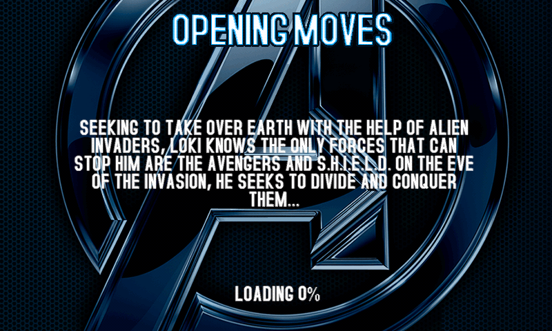 The Avengers: The Mobile Game (Android) screenshot: Loading screen