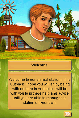 Paws & Claws: Pet Vet - Australian Adventures (Nintendo DS) screenshot: Welcome