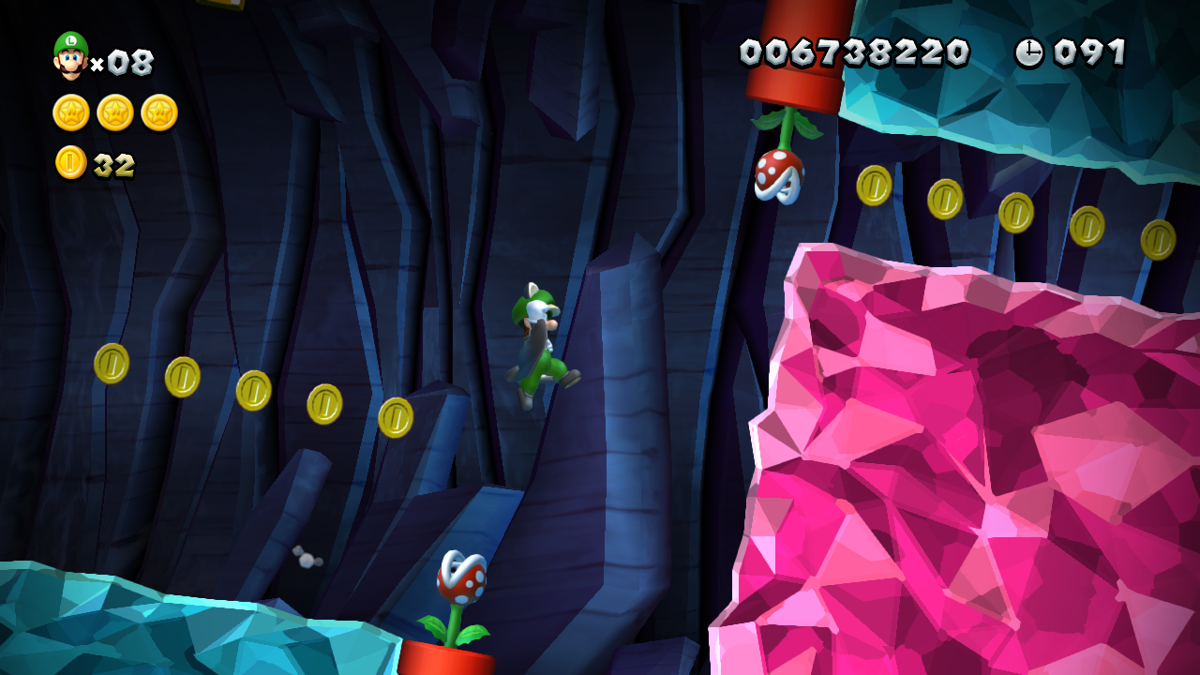 Screenshot Of New Super Luigi U Wii U 2013 Mobygames 3537