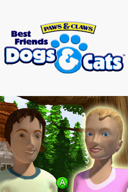 Paws & Claws: Best Friends - Dogs & Cats (Nintendo DS) screenshot: Title screen / Character selection