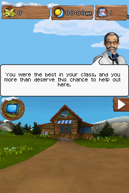 Paws & Claws: Marine Rescue (Nintendo DS) screenshot: Dr. Blumenthal
