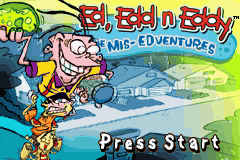 Ed, Edd n Eddy: The Mis-Edventures (Game Boy Advance) screenshot: Title Screen