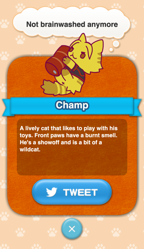 Neco Drop 2 (Browser) screenshot: Champ's profile.
