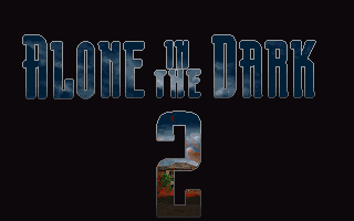 Alone in the Dark 2 (DOS) screenshot: Title