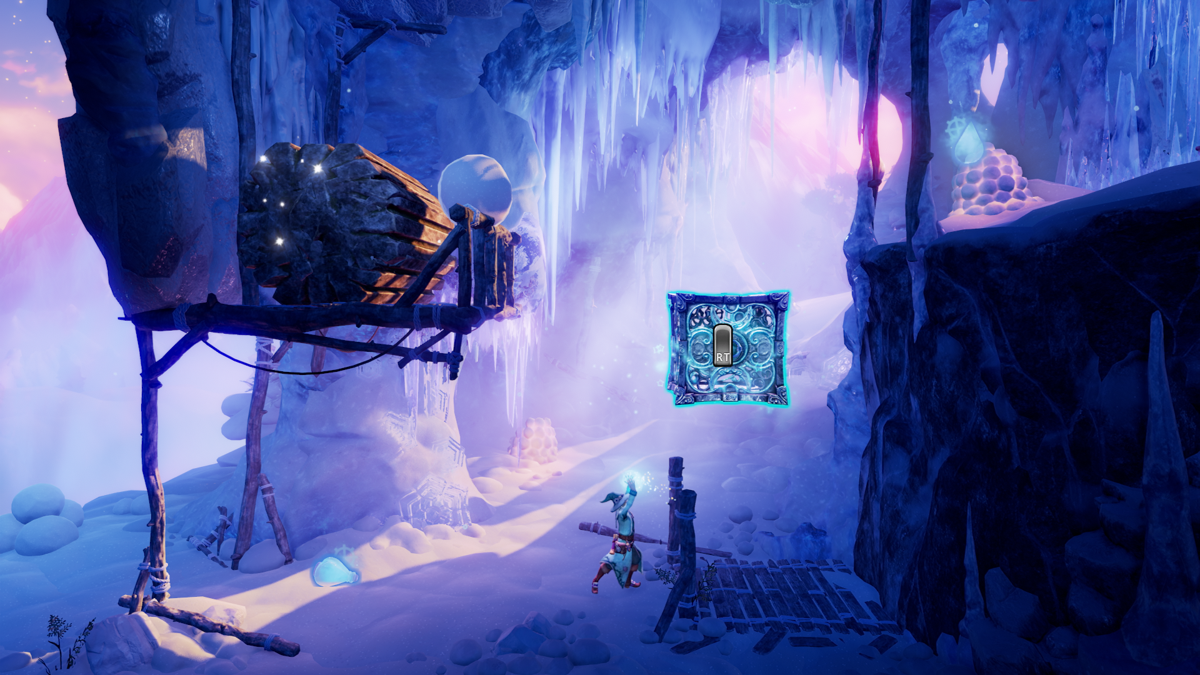 Trine 4: The Nightmare Prince (Windows) screenshot: Learning to play as the wizard