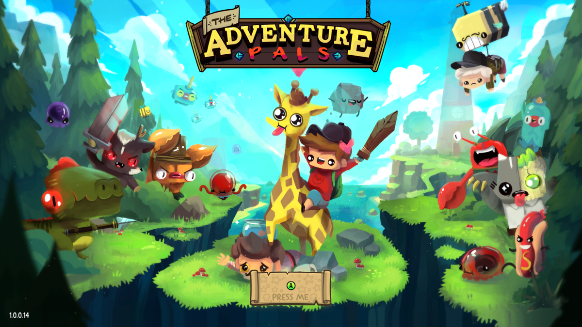 The Adventure Pals (Windows) screenshot: Title screen