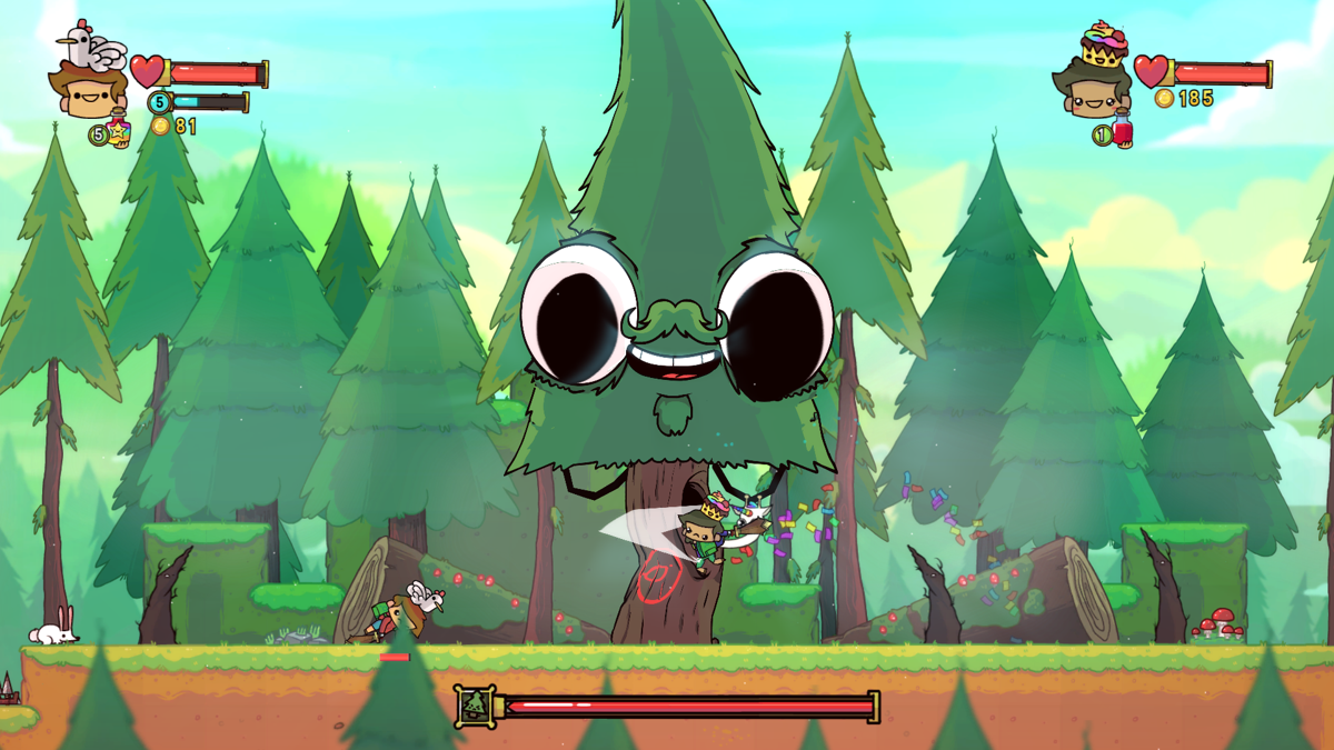 The Adventure Pals (Windows) screenshot: Tree boss
