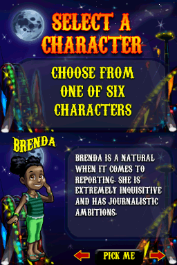 Wonder World: Amusement Park (Nintendo DS) screenshot: One of the female characters
