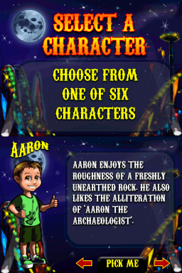 Wonder World: Amusement Park (Nintendo DS) screenshot: One of the male characters
