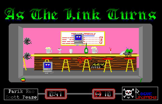 As The Link Turns: Operation Bug (Apple IIgs) screenshot: Shooting Creatures