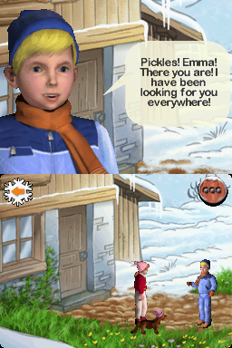 Emma in the Mountains (Nintendo DS) screenshot: Andy
