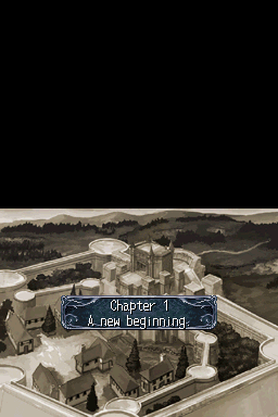 Ys Strategy (Nintendo DS) screenshot: Scenario Mode - Chapter 1: A new beginning