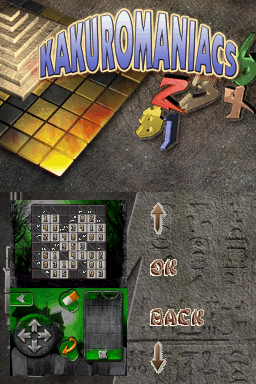 Kakuromaniacs (Nintendo DS) screenshot: Theme Selection