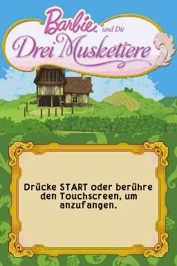 Screenshot of Barbie and the Three Musketeers (Nintendo DS, 2009) - MobyGames