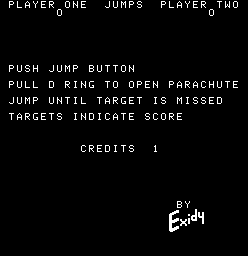 Ripcord (Arcade) screenshot: A slice of instructions for potential new players.