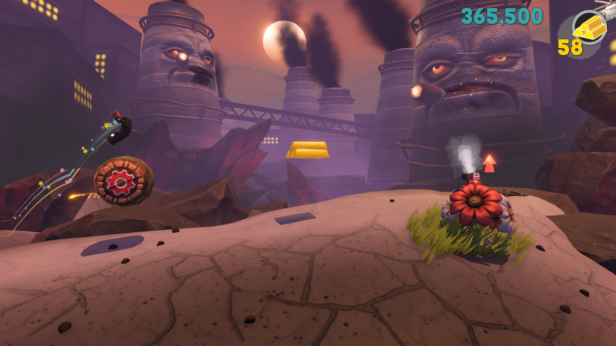 Runner3 (Windows) screenshot: Sometimes the character would get a speed boost which changes the way he controls a bit