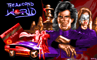 The Second World (Amiga) screenshot: Title screen.