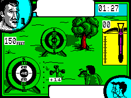 Supersports: The Alternative Olympics (ZX Spectrum) screenshot: Cross Bow.