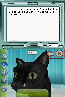 Pet Pals: New Leash on Life (Nintendo DS) screenshot: Treatment minigame