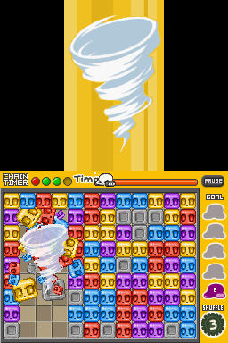 Squishy Tank (Nintendo DS) screenshot: Tornado