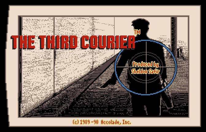 The Third Courier (Apple IIgs) screenshot: Title Screen