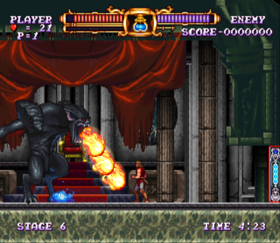Castlevania: The Adventure - ReBirth (Wii) screenshot: Dracula, second form