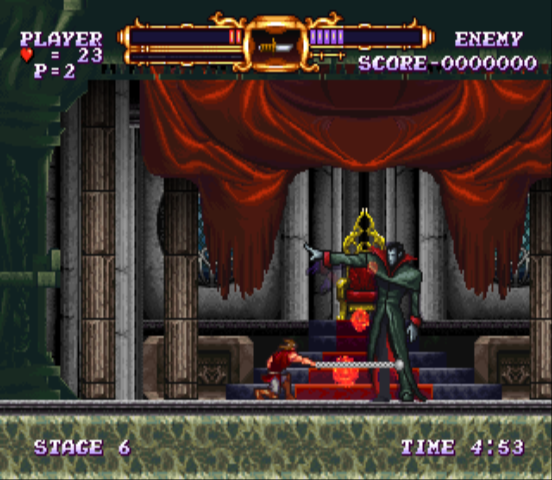 Castlevania: The Adventure - ReBirth (Wii) screenshot: Count Dracula