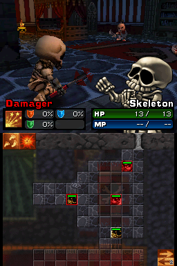 Dawn of Heroes (Nintendo DS) screenshot: Skeleton