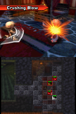 Dawn of Heroes (Nintendo DS) screenshot: Crushing Blow