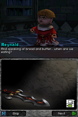 Dawn of Heroes (Nintendo DS) screenshot: Reynald