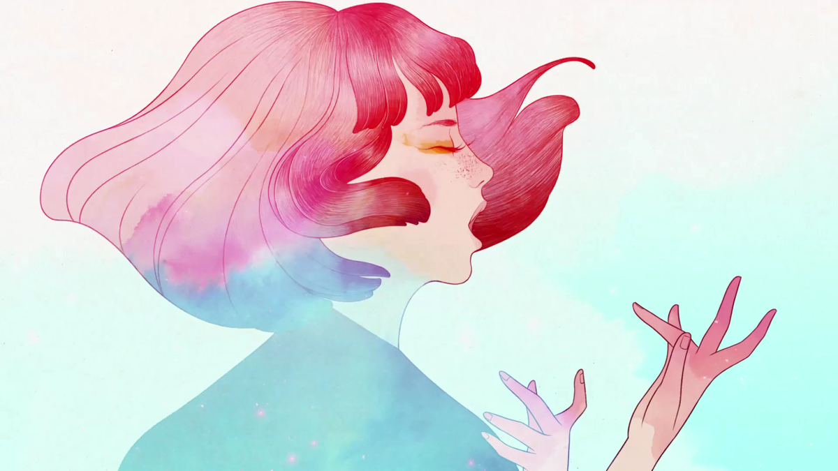 Gris (Windows) screenshot: Close-up of Gris