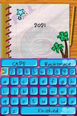 Zoey 101: Field Trip Fiasco (Nintendo DS) screenshot: Name