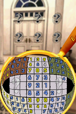 Sudoku Ball Detective (Nintendo DS) screenshot: Solving